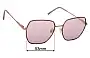 Sunglass Fix Replacement Lenses for Specsavers Allirea - 53mm Wide 