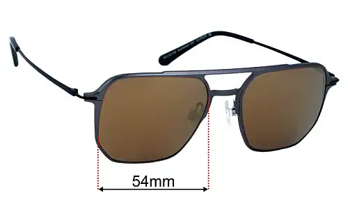 Specsavers Alluminium 103  Replacement Lenses 54mm wide 