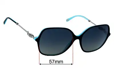 Tiffany & Co TF4145B Ersatzgläser 57mm wide 