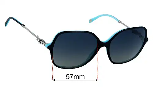 Tiffany & Co TF4145B Ersatzlinsen 57mm wide 
