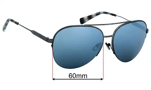 Armani Exchange AX 2029S Replacement Lenses 60mm wide 