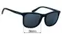 Sunglass Fix Ersatzgläser für Arnette Chenga AN4240 - 56mm Wide 