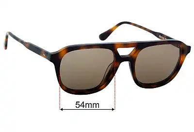 Bailey Nelson  Bessie II Replacement Lenses 54mm wide 