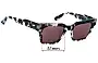 Sunglass Fix Replacement Lenses for Burga No Flashes - 51mm Wide 