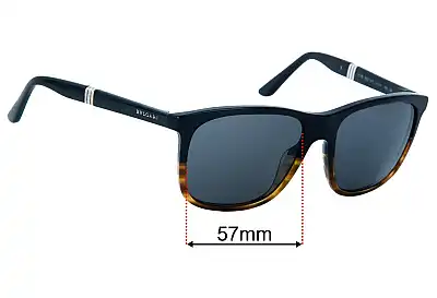 Bvlgari 7016 Replacement Lenses 57mm wide 