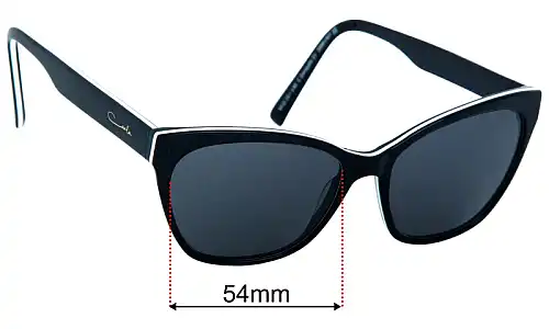 Carla Zampatti 21 Replacement Lenses 54mm wide 