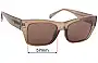 Sunglass Fix Lentes de Repuesto para Carve Zeus - 57mm Wide 