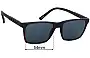 Sunglass Fix Replacement Lenses for Chopard VCH 161 - 54mm Wide 