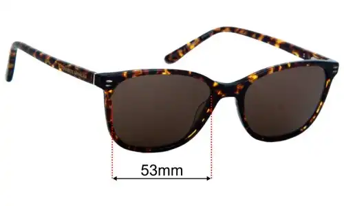 Collette Dinnigan C.Dinnigan 40 Ersatzgläser 53mm wide 