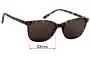 Sunglass Fix Ersatzgläser für Collette Dinnigan C.Dinnigan 40 - 53mm Wide 