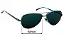 Sunglass Fix Replacement Lenses for DKNY DY5026 - 58mm Wide 