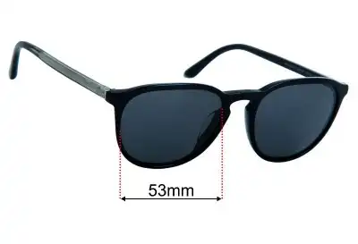Giorgio Armani AR 8104-F Replacement Lenses 53mm wide 