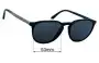 Sunglass Fix Replacement Lenses for Giorgio Armani AR 8104-F - 53mm Wide 