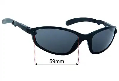 Harley Davidson Cruise Replacement Lenses 59mm wide 