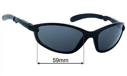 Harley Davidson Cruise Replacement Lenses 59mm wide 