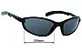 Sunglass Fix Replacement Lenses for Harley Davidson Cruise - 59mm Wide 