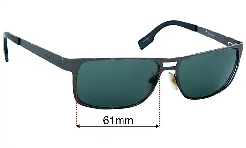 Hugo Boss 0451/P/S Replacement Lenses 61mm wide 