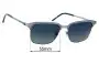 Sunglass Fix Replacement Lenses for Marc by Marc Jacobs Marc 137/S - 55mm Wide 