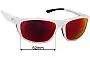 Sunglass Fix Ersatzgläser für Maui Jim MJ869 Nuu Landing - 62mm Wide 