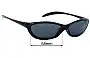 Sunglass Fix Replacement Lenses for Nike Unknown Model - 58mm Wide 