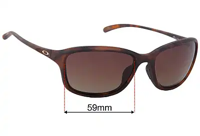 Oakley She's Unstoppable OO9297 Ersatzgläser 59mm wide 