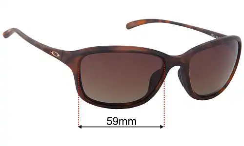 Oakley She's Unstoppable OO9297 Replacement Lenses 59mm wide 
