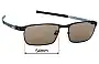 Sunglass Fix Verres de Remplacement pour Oakley TinCup OX3184 - 54mm Wide 