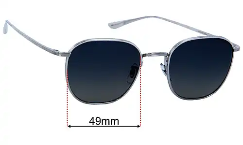 Oliver Peoples OV1230ST Board Meeting 2 Replacement Lenses 49mm wide 