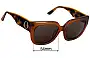 Sunglass Fix Replacement Lenses for Oroton  Sydney - 54mm Wide 