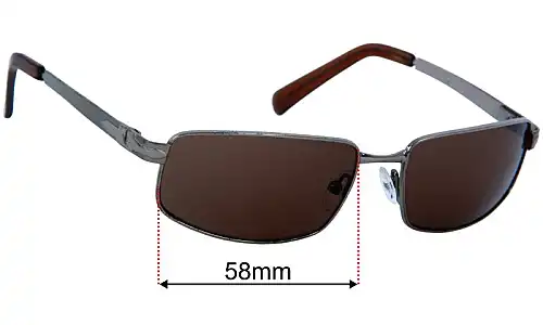 Persol 2224-S Lentes de Repuesto 58mm wide 