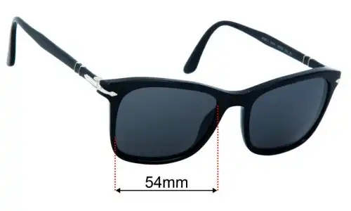 Persol 3192-S Replacement Lenses 54mm wide 