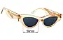 Sunglass Fix Replacement Lenses for Poppy Lissiman Slim Ryder - 50mm Wide 