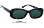 Sunglass Fix Lentes de Repuesto para Ray-Ban RB2221 - 56mm Wide 