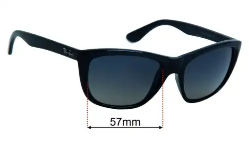 Ray-Ban RB4154 Verres de Remplacement 57mm wide 