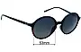 Sunglass Fix Replacement Lenses for Ray-Ban RB4304 - 53mm Wide 