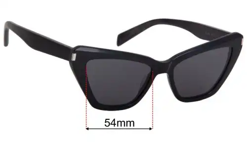 Saint Laurent  SL 466 Replacement Lenses 54mm wide 