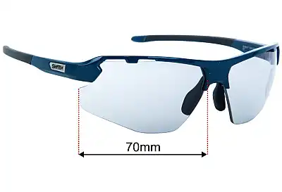 Smith Resolve Replacement Lenses 70mm wide 