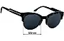 Sunglass Fix Replacement Lenses for Stella McCartney SM4042 - 53mm Wide 
