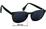 Sunglass Fix Replacement Lenses for Ted Baker  Sun Rx 07 - 54mm Wide 