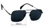 Sunglass Fix Replacement Lenses for Tommy Hilfiger TH 104 - 55mm Wide 