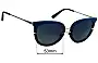 Sunglass Fix Replacement Lenses for Tory Burch TY6073 - 53mm Wide 