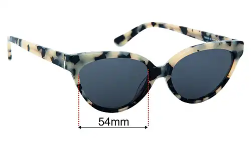 Velvet Canyon Beat Generation Replacement Lenses 54mm wide 