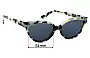 Sunglass Fix Replacement Lenses for Velvet Canyon Beat Generation - 54mm Wide 