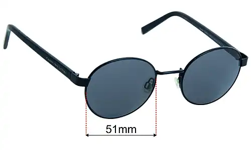 Carolina Lemke Traveler CL6819-1 Replacement Lenses 51mm wide 