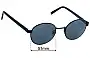 Sunglass Fix Replacement Lenses for Carolina Lemke Traveler CL6819-1 - 51mm Wide 