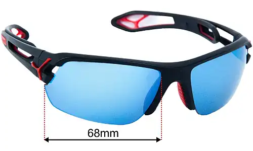 Cebe S Track M Replacement Lenses 68mm wide 
