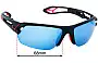 Sunglass Fix Replacement Lenses for Cebe S Track M - 68mm Wide 