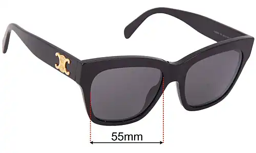 Celine CL 40253I Replacement Lenses 55mm wide 