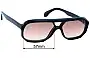Sunglass Fix Ersatzgläser für Childe Audio - 57mm Wide 