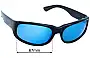 Sunglass Fix Ersatzgläser für Childe Cylinder - 67mm Wide 